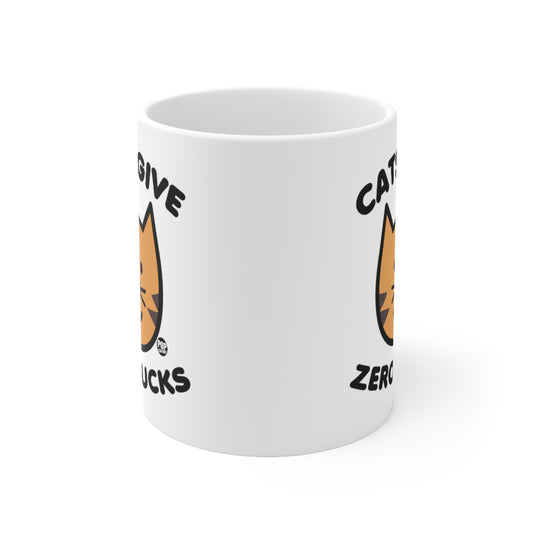 Cats Zero Fucks Mug