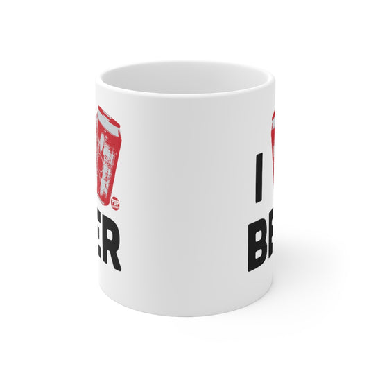 I Love Beer Cans Mug