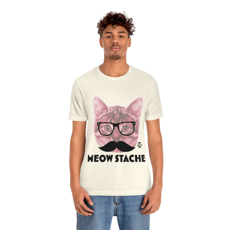 Load image into Gallery viewer, Meow Stache Unisex Tee
