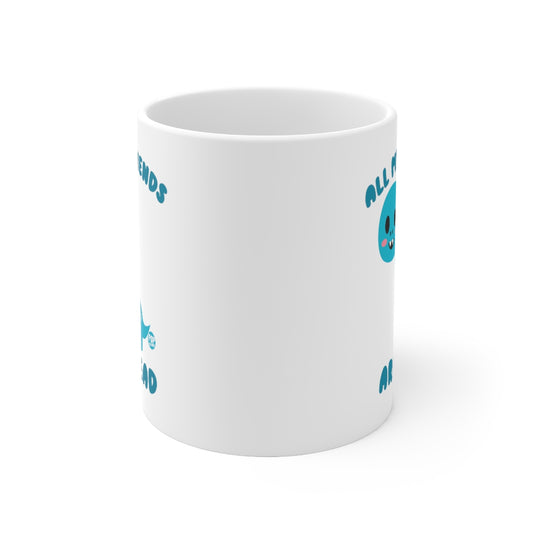 All My Friends Are Dead Dino Mug