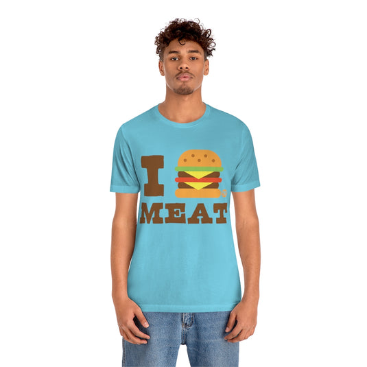 I Love Meat Burger Unisex Tee