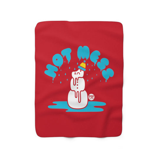 Hot Mess Snowman Blanket