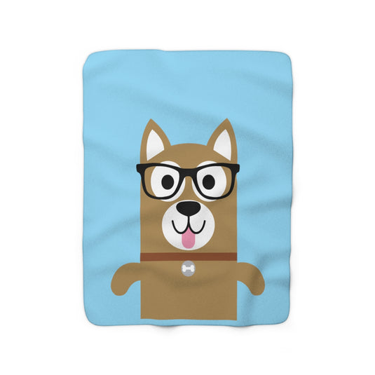 Bow Wow Meow Corgi Blanket