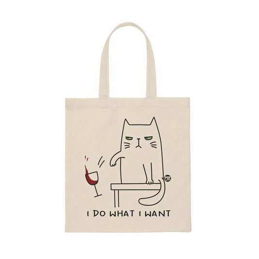 I Do What I Want Cat Tote