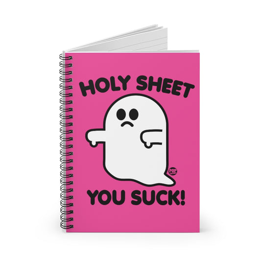 Holy Sheet You Suck Ghost Notebook