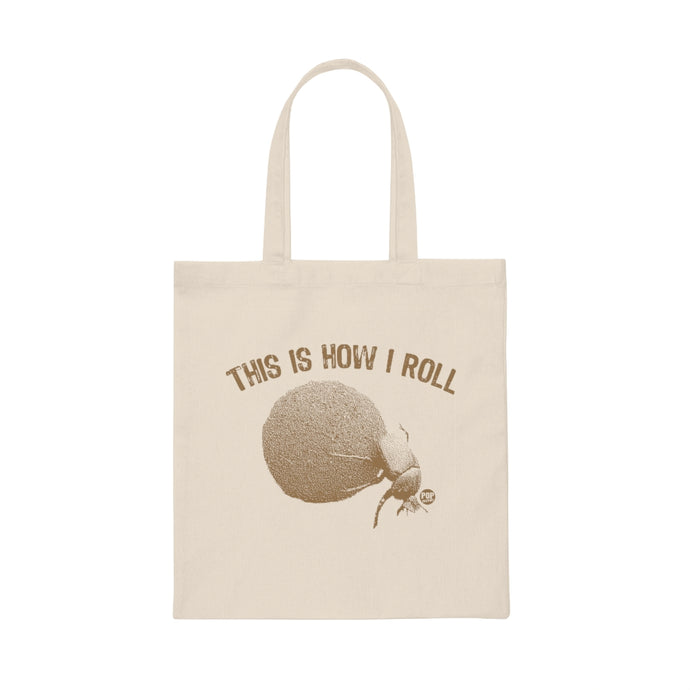 This How I Roll Dung Beetle Tote