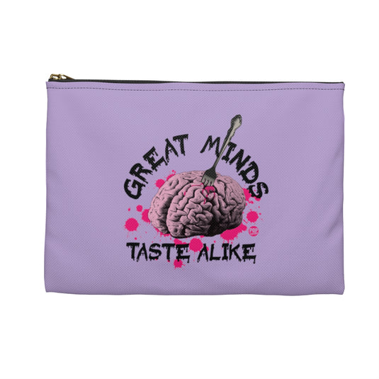 Great Minds Taste Alike Zip Pouch