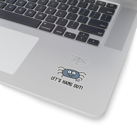 Let's Hang Out Spider Sticker