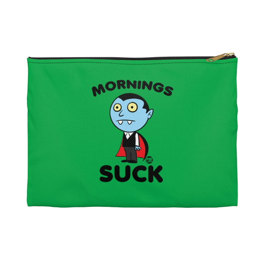 Morning Suck Dracula Zip Pouch