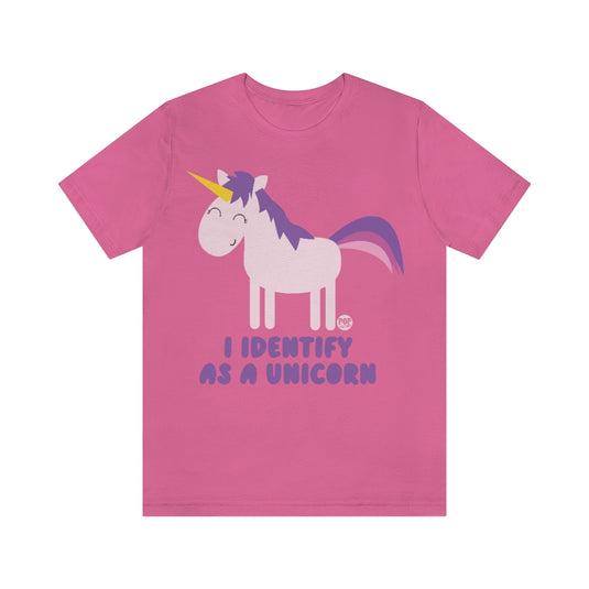 Identify As A Unicorn Unisex Tee