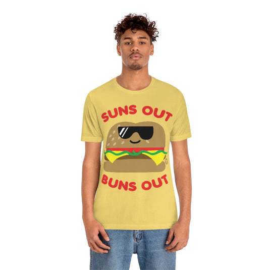 Suns Out Buns Out Burger Unisex Tee