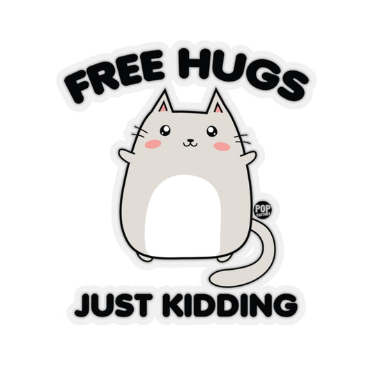 Free Hugs Cat Sticker