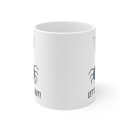 Let's Hang Out! Spider Coffee Mug