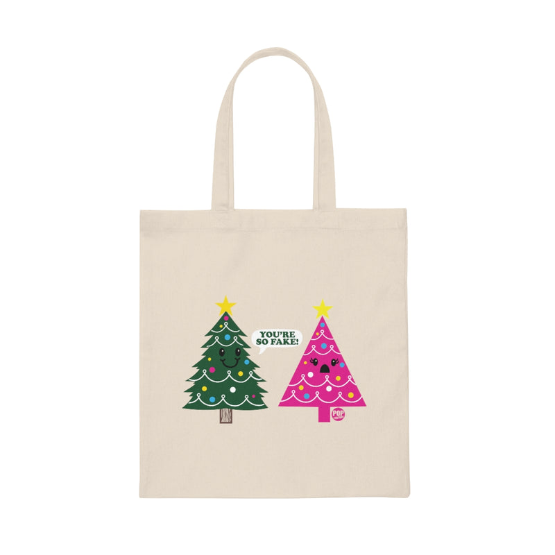 Load image into Gallery viewer, You&#39;re Fake Xmas Tree Tote
