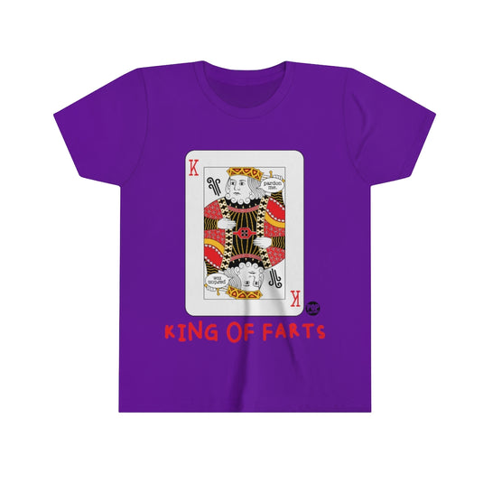 King Of Farts Youth Short Sleeve Tee