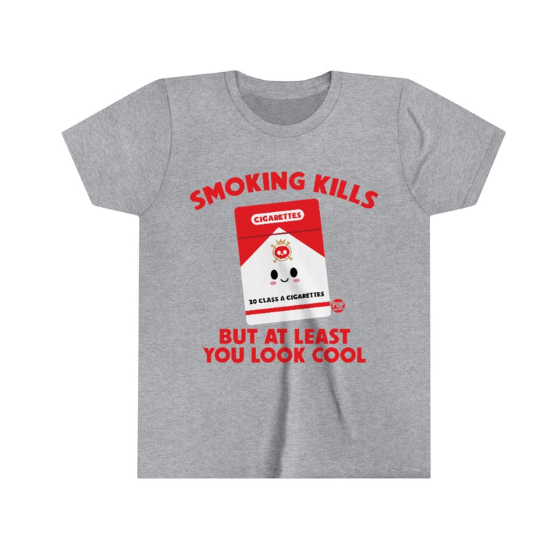 Load image into Gallery viewer, Smoking Kills Cigarettes Youth Short Sleeve Tee
