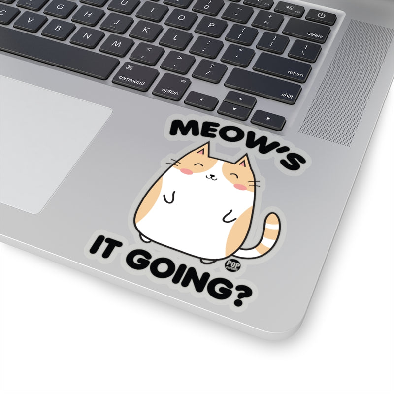 Load image into Gallery viewer, Meow&#39;s It Going Sticker
