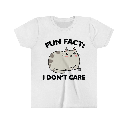 Fun Fact Cat Youth Short Sleeve Tee