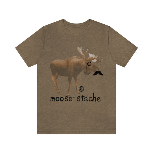 Moose Stache Unisex Tee