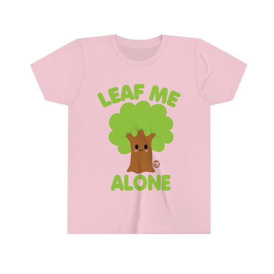 Leaf Me Alone Tree Youth Short Sleeve Tee