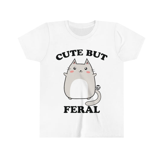 Cute But Feral Youth Short Sleeve Tee