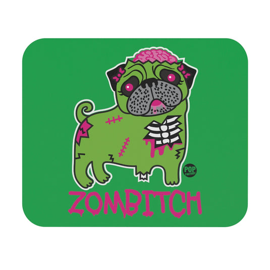 Zombitch Pug Mouse Pad