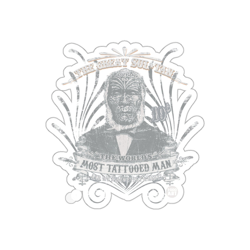Load image into Gallery viewer, The World's Most Tattooed Man Artwork Sticker
