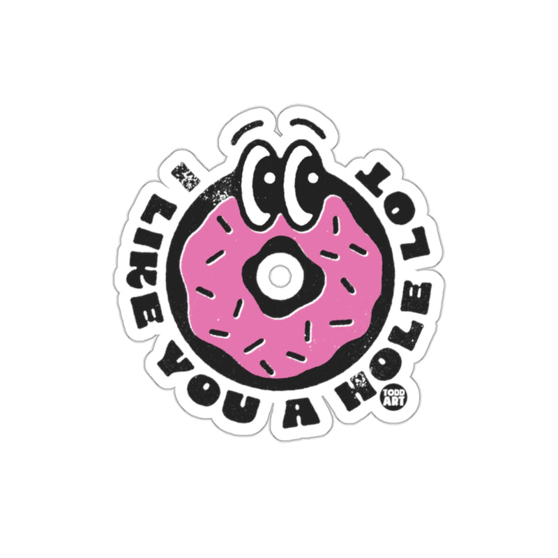 Load image into Gallery viewer, Funny Donut Sticker With Cute Cartoon Pink Design
