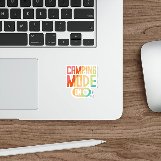 Camping Mode On Artistic Design Creative Adventure sticker