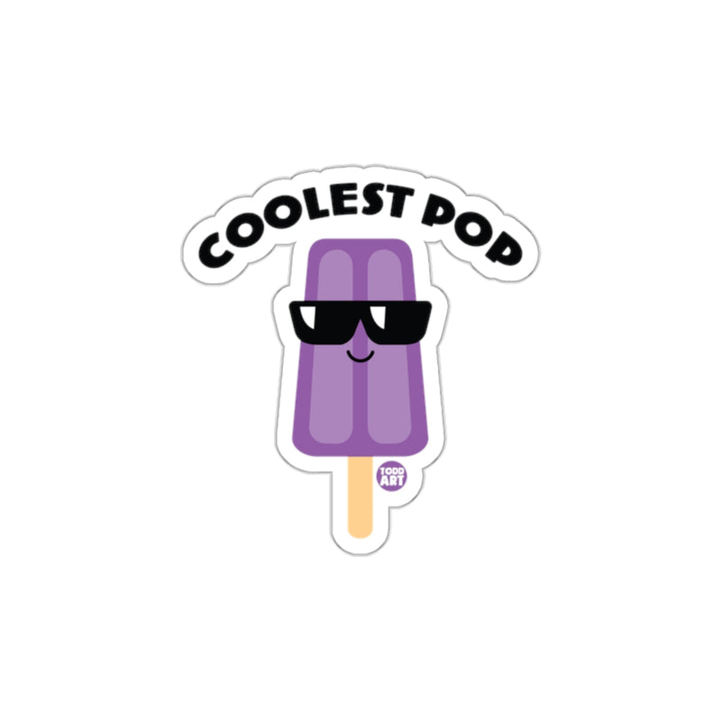 Load image into Gallery viewer, Coolest Pop Sticker with Sunglasses Fun Design
