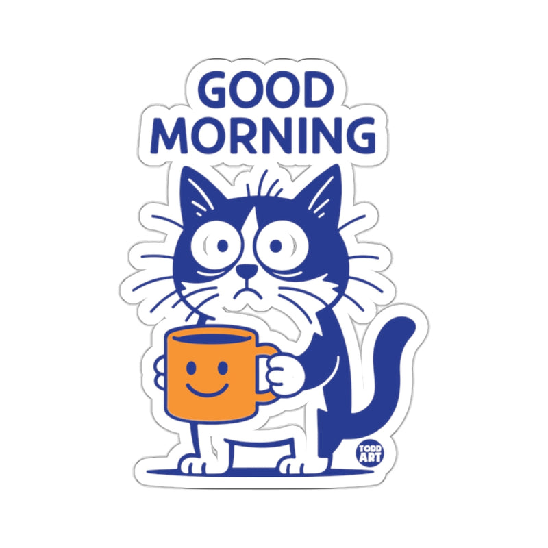 Load image into Gallery viewer, Grumpy Cat Good Morning Coffee Mug Illustration 

