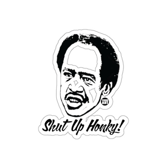 Rudy Ray Moore Shut Up Honky Comedy Legend Portrait sticker