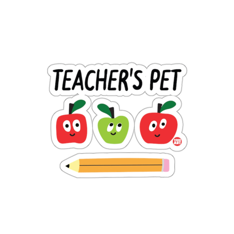 Load image into Gallery viewer, Adorable Teacher's Pet Apple and Pencil Sticker
