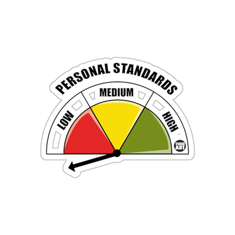 Load image into Gallery viewer, Personal Standards Meter Sticker for Fun Decoration
