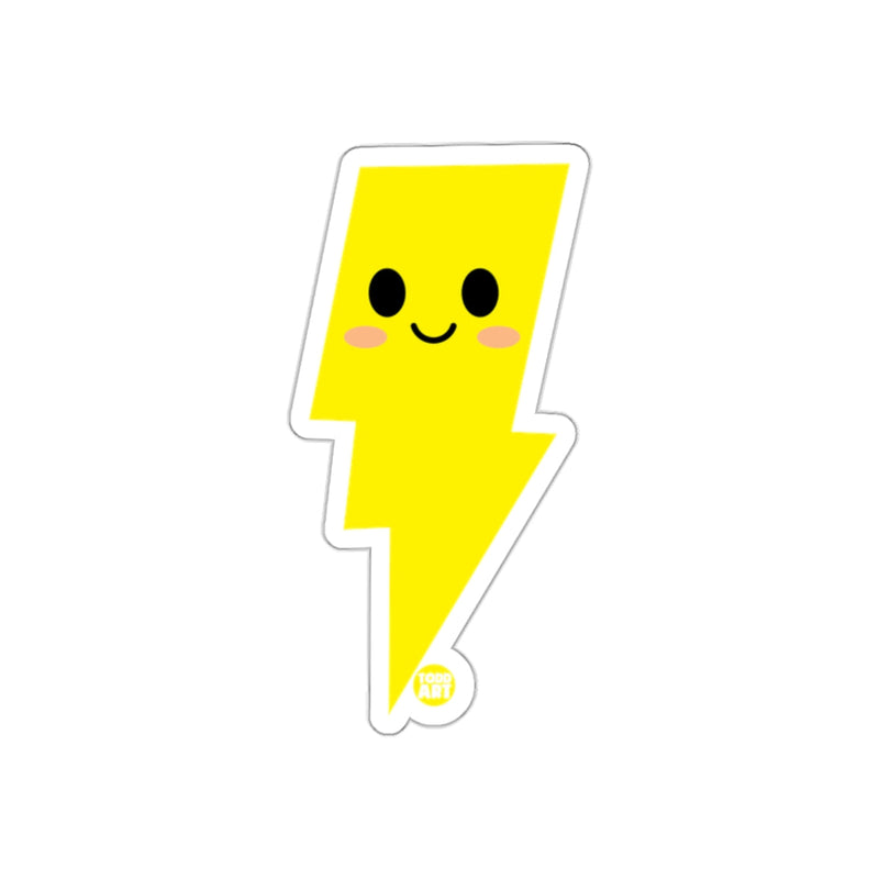 Load image into Gallery viewer, Cute Smiling Lightning Bolt Sticker for Laptops
