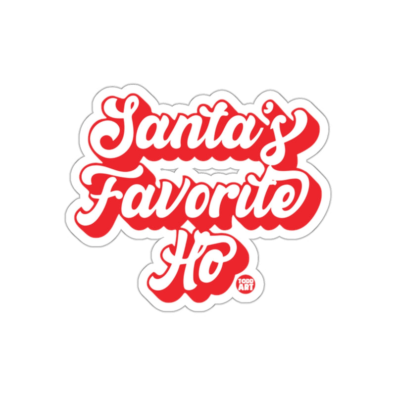Load image into Gallery viewer, Santa's Favorite Ho Festive Holiday Sticker Decal
