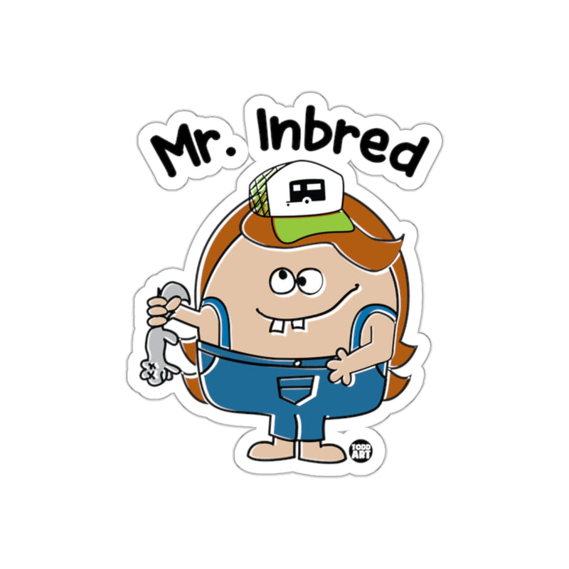 Load image into Gallery viewer, Mr. Inbred Character Sticker for Unique Fun

