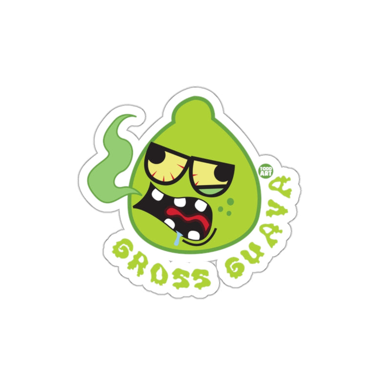 Load image into Gallery viewer, Gross Guava Funny Sticker Gross Guava Character Sticker
