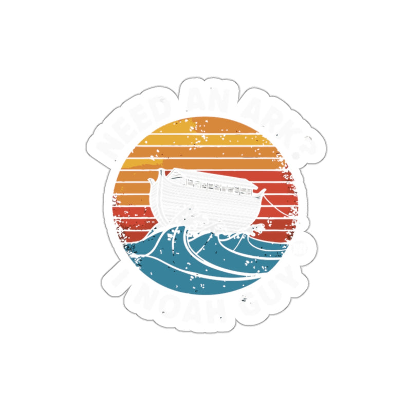 Load image into Gallery viewer, Need an Ark I Noah Guy Retro Style Sticker
