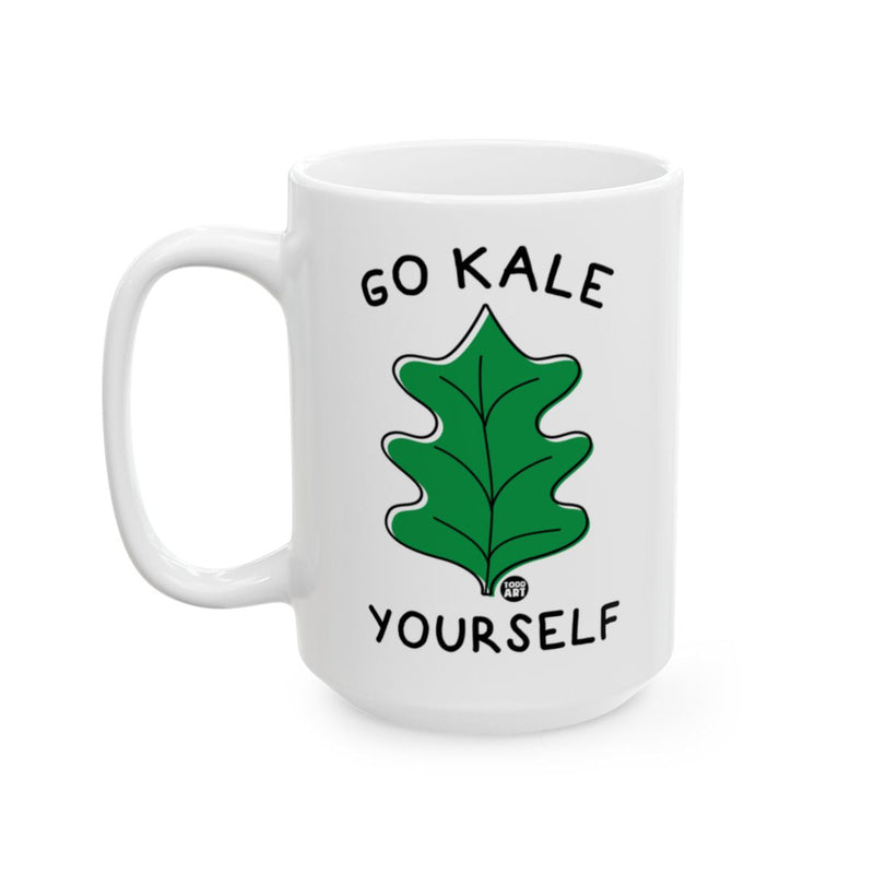 Load image into Gallery viewer, Go Kale Yourself Printed Mug for Fitness Enthusiasts
