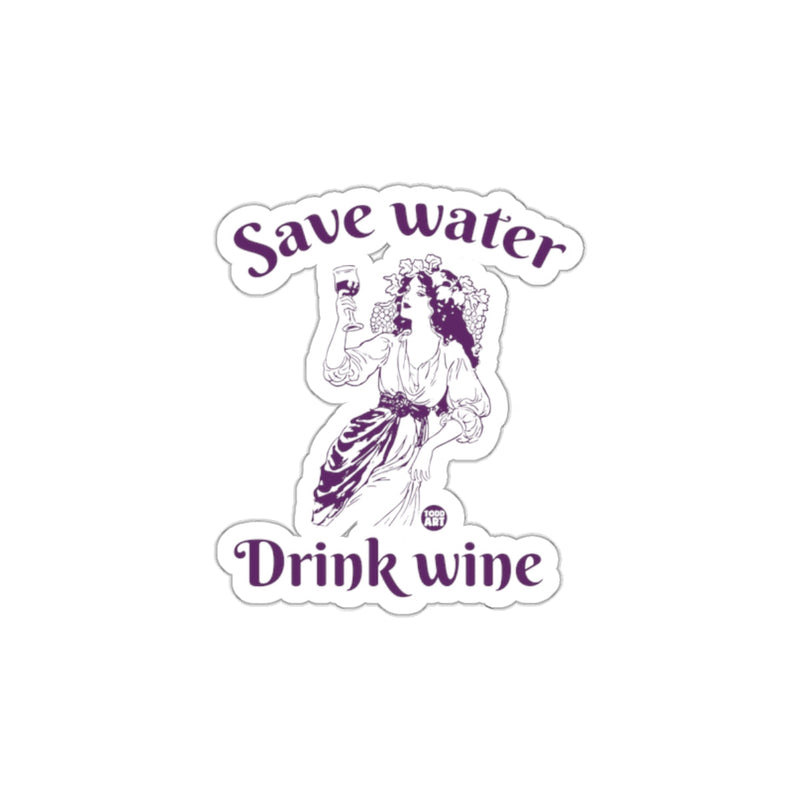 Load image into Gallery viewer, Save Water Drink Wine Sticker Decorative Decal
