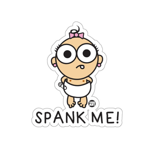 Spank Me Cartoon Baby Sticker Fun Graphic Decal