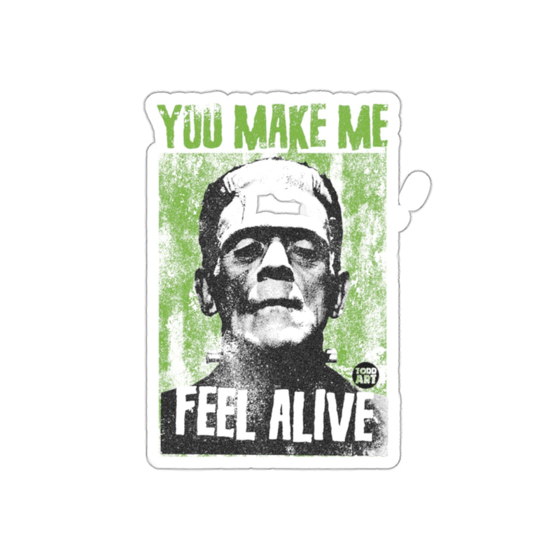 Load image into Gallery viewer, You Make Me Feel Alive Horror Graphic Sticker
