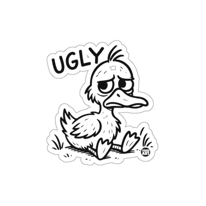 Load image into Gallery viewer, Funny Ugly Duckling Cartoon Decal for Unique Style
