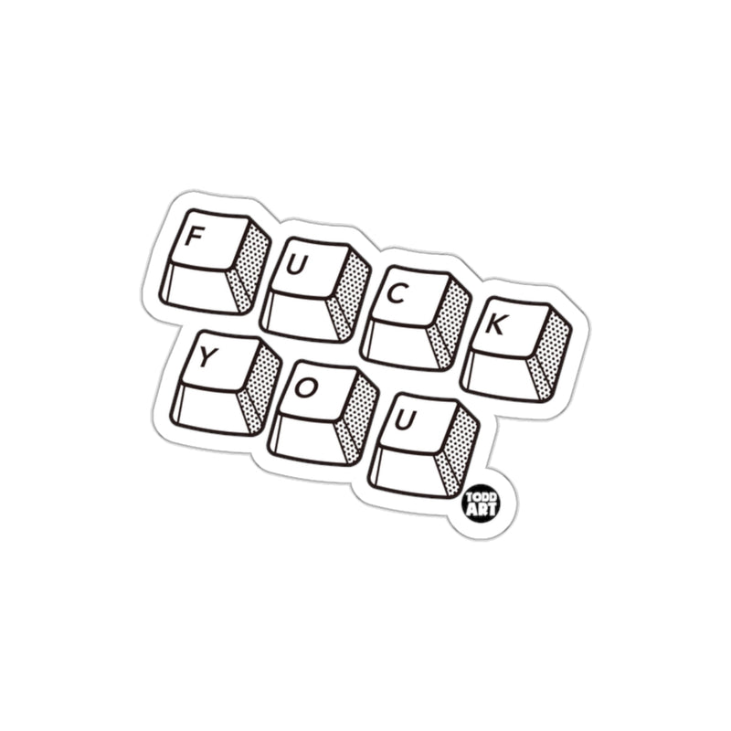 Load image into Gallery viewer, Keyboard Design Todd Art Sticker for Laptops and Notebooks
