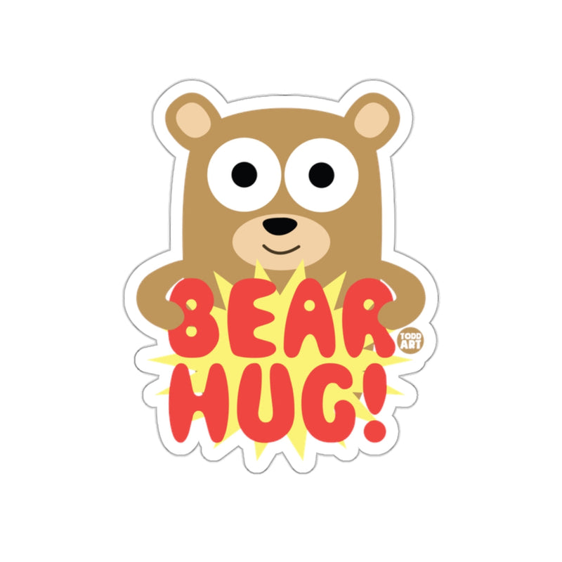 Load image into Gallery viewer, Bear Hug Sticker with Cute Cartoon Bear Design
