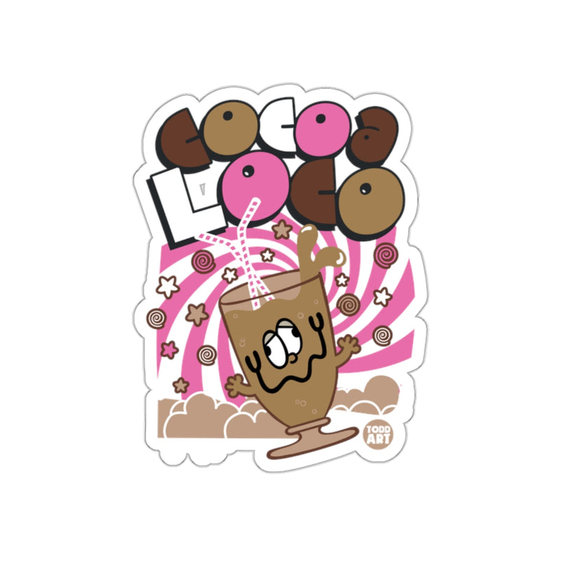 Load image into Gallery viewer, Cocoa Loco Whimsical Art Sticker for Your Collection
