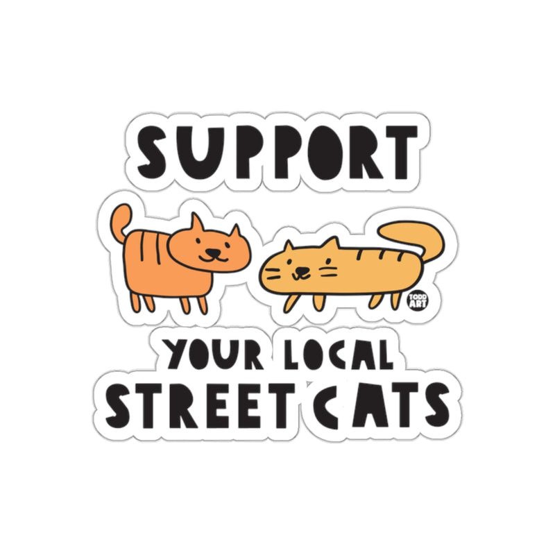 Load image into Gallery viewer, Support Your Local Street Cats Sticker
