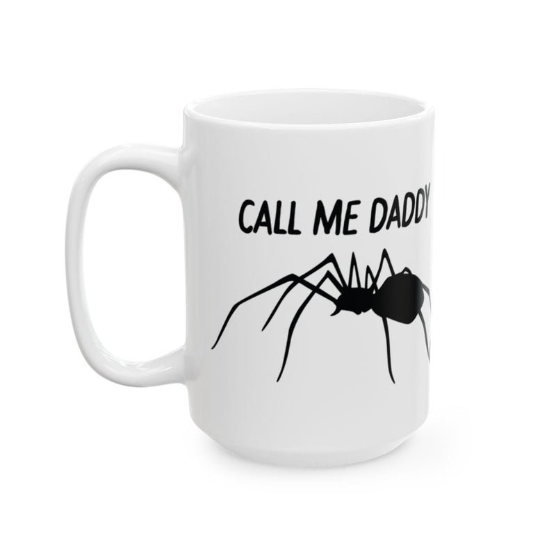 Load image into Gallery viewer, CALL ME DADDY Spider Themed Coffee Mug Unique Gift Idea
