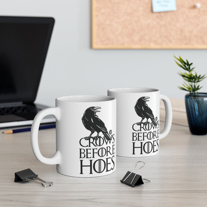 Load image into Gallery viewer, Crows Before Hoes Unique Coffee Mug Set
